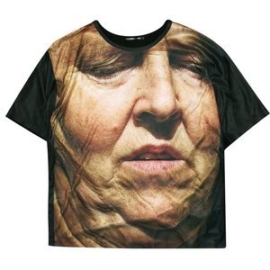 Issey Miyake Men's Graphic Shirt Runway Collection